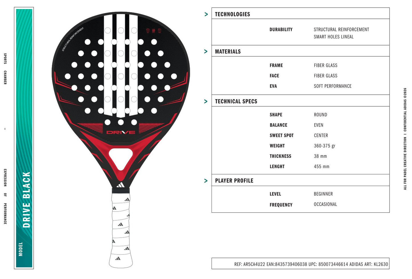 ADIDAS DRIVE BLACK 2026