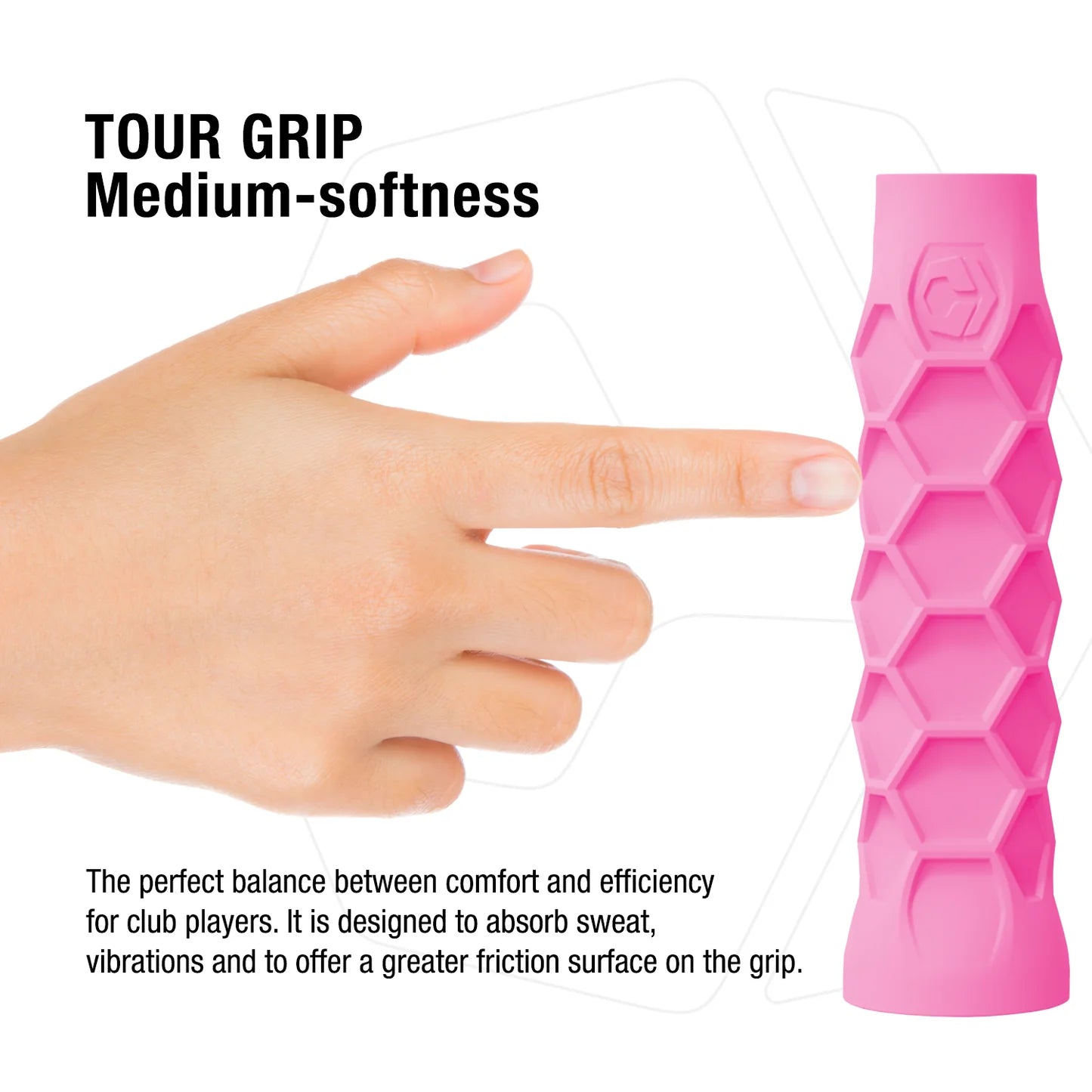 Hesacore Grip - Regular Soft Feel - Pink