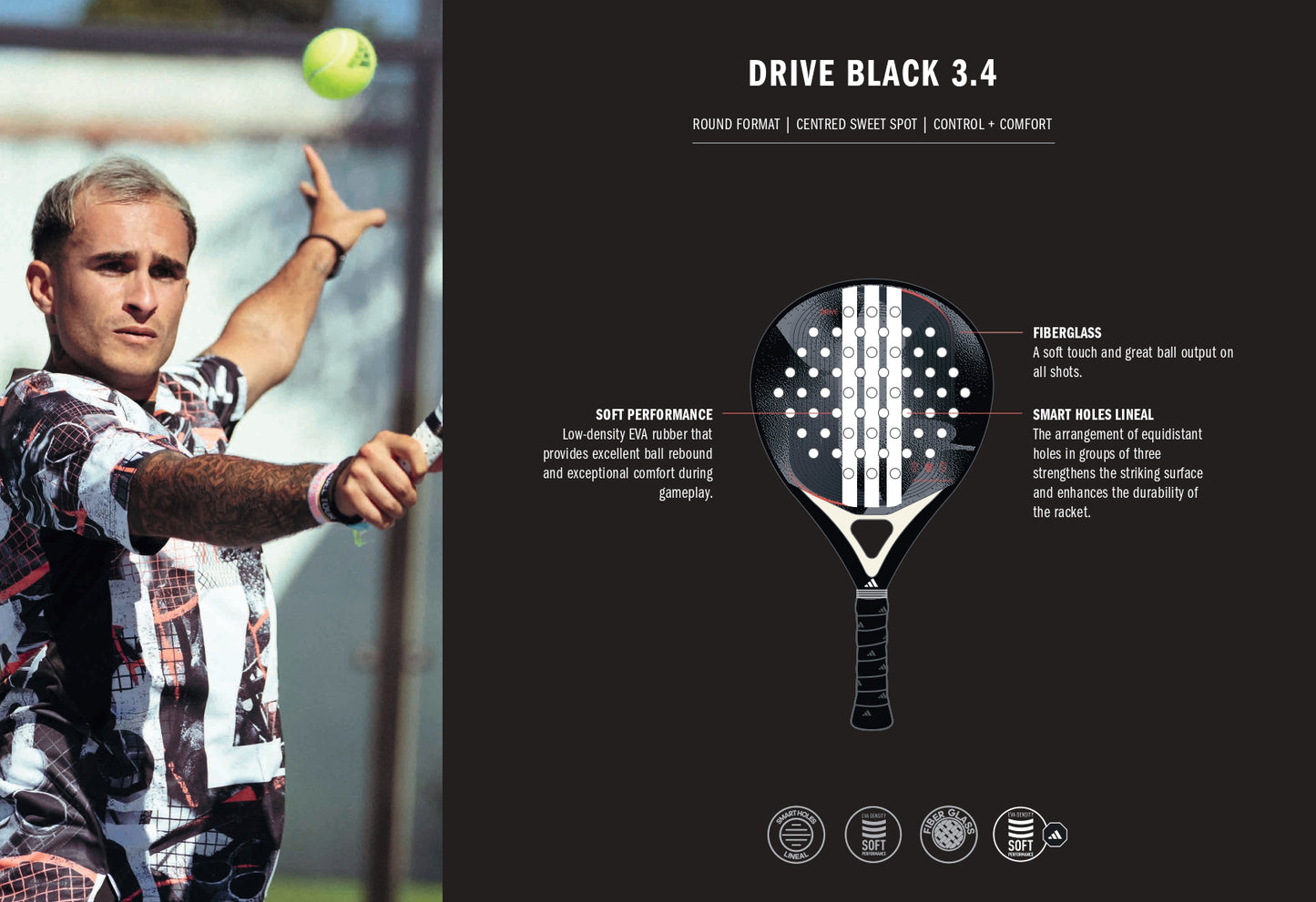 Adidas Drive Black 3.4