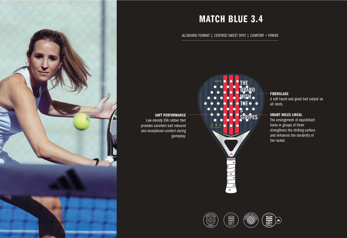 Adidas Match Blue 3.4
