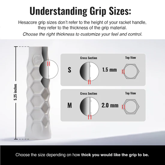 Hesacore Grip - Regular Soft Feel - White