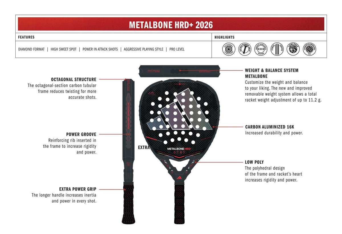 ADIDAS METALBONE HRD+ 2026