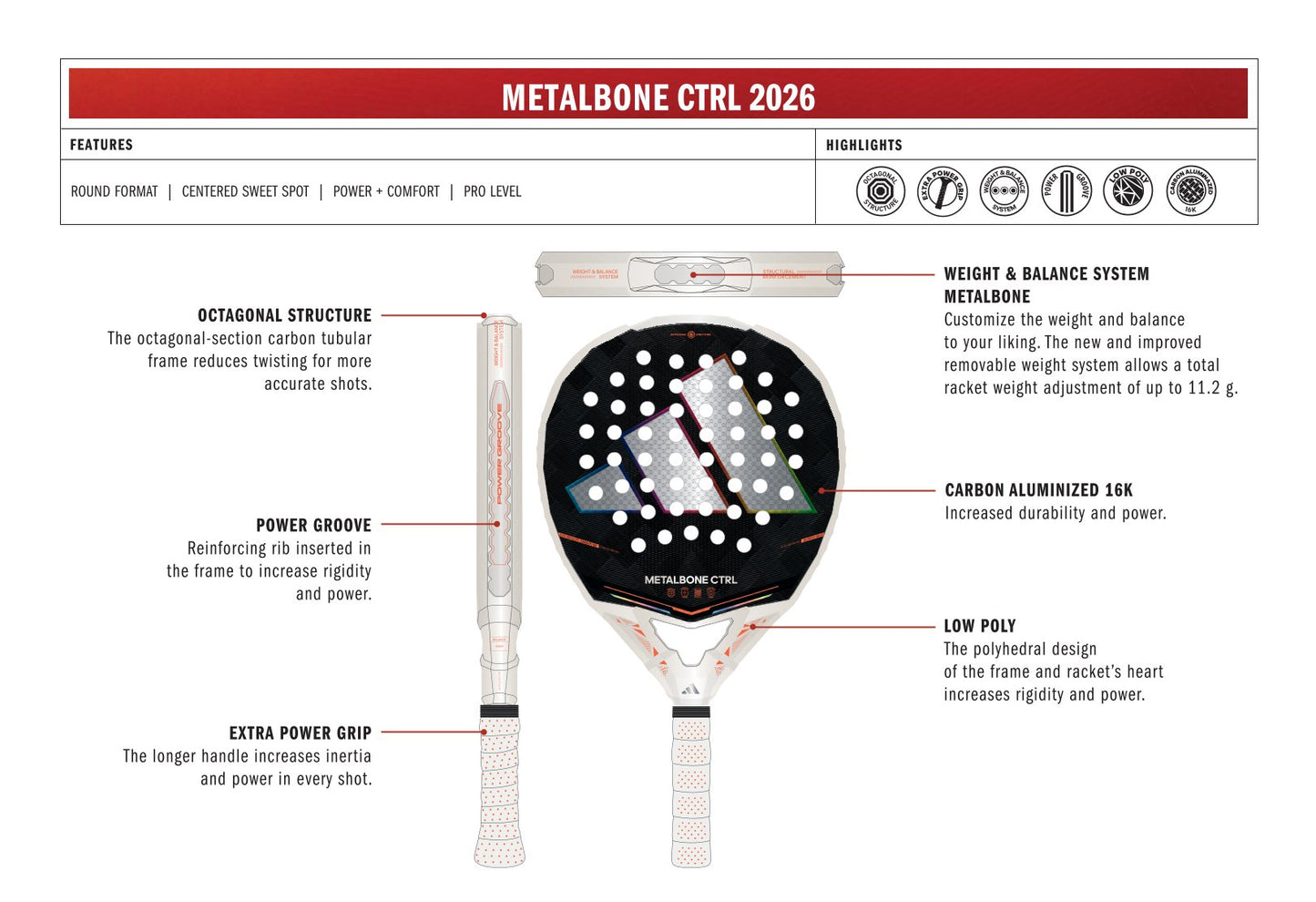 ADIDAS METALBONE CTRL 2026