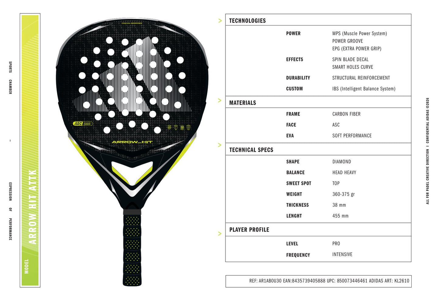 ADIDAS ARROW HIT