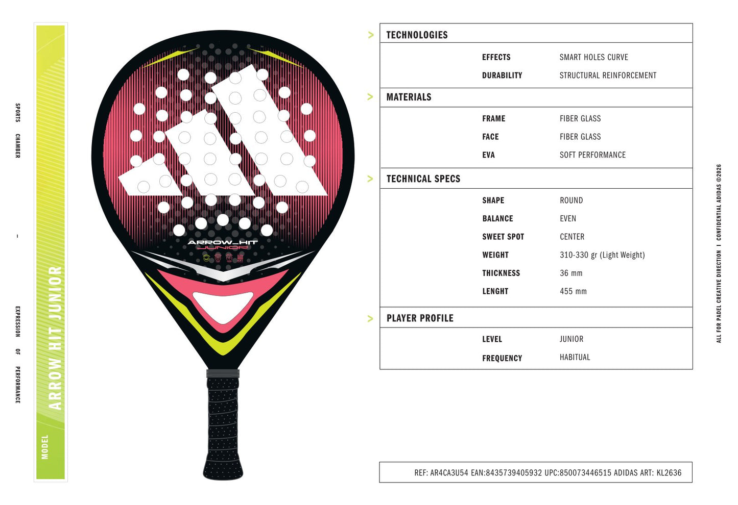 ADIDAS ARROW HIT JUNIOR WHITE/PINK