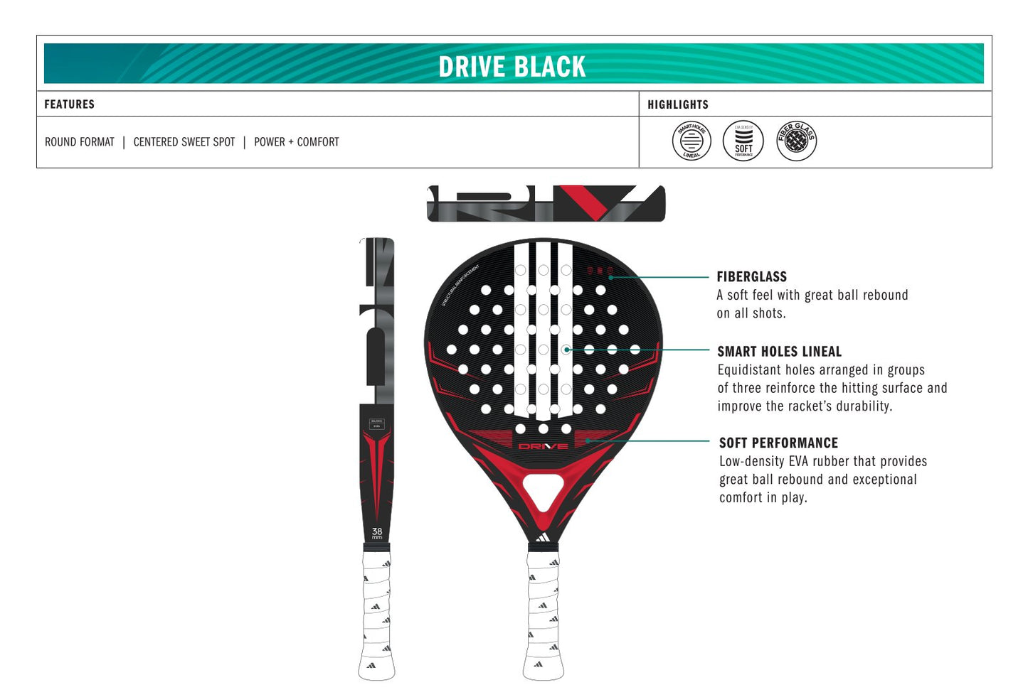ADIDAS DRIVE BLACK 2026