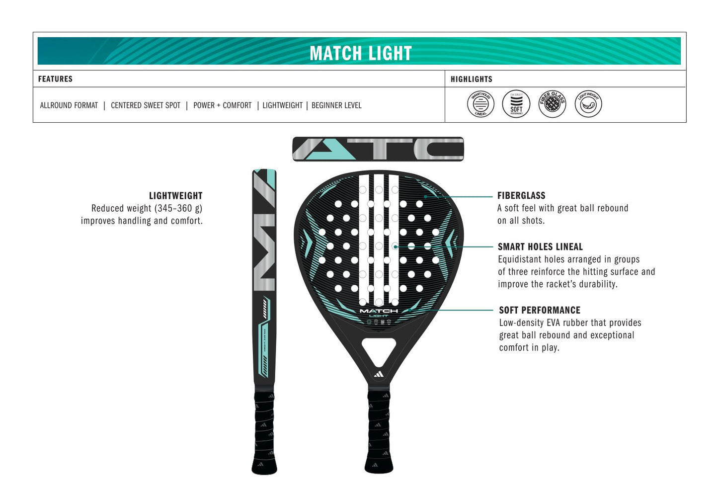 ADIDAS MATCH LIGHT 2026