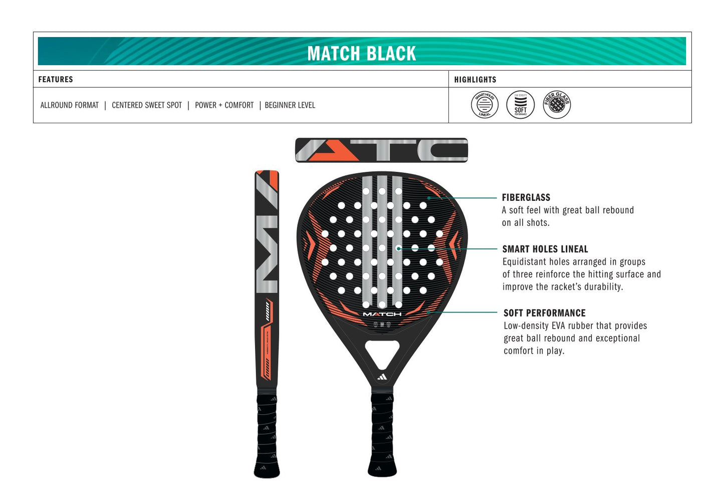 ADIDAS MATCH  BLACK/ORANGE 2026