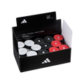 Box Of Padel Overgrip 25 Units White, Black And Red