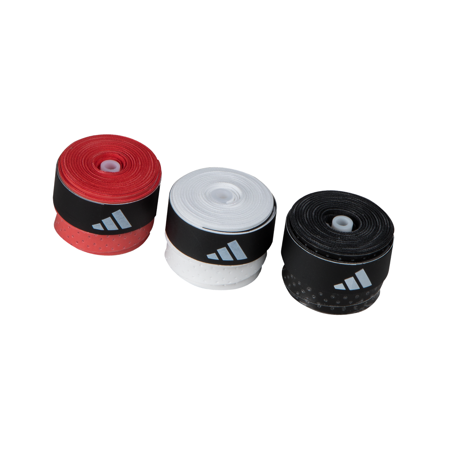 Box Of Padel Overgrip 25 Units White, Black And Red