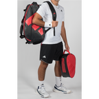 ADIDAS RACKET BAG MULTIGAME ALE GALAN BLACK/RED 2026