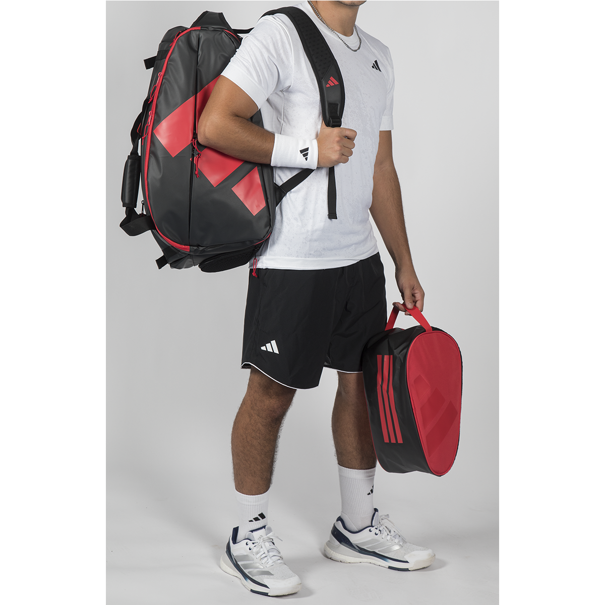 ADIDAS RACKET BAG MULTIGAME ALE GALAN BLACK/RED 2026