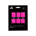 Adidas - Set of 3 Padel/Pickleball/Beach Tennis Overgrips (Black/White/Orange/Pink/Yellow)
