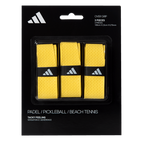 Adidas - Set of 3 Padel/Pickleball/Beach Tennis Overgrips (Black/White/Orange/Pink/Yellow)